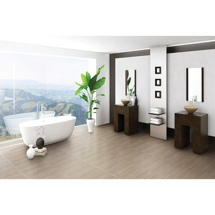 Stone & Tile Shoppe, Inc. 12" x 24" Porcelain Stone Look Wall & Floor